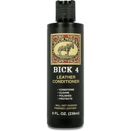 Bick 4 Leather Conditioner and Leather Cleaner 8 oz - Will Not Darken Leather - Safe For All Colors 