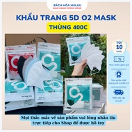 Box of 400 5D masks Song Ngoc O2 Mask 3-layer antibacterial fine dust masks effectively protect agai
