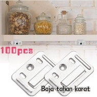 100pcs WPC Wall Panel Stainless Steel Clip Wall Panel Clip WPC Clip For Wall Decoration