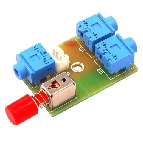 XH-M371 Audio Switching Module 3.5mm Jack 2 into 1 Out Audio Switching Socket PCB Board