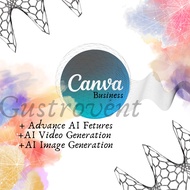 CANVA PRO & BUSINESS BOTH INCLUDED With AI Video generation NOT EDU