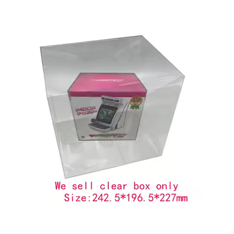Transparent PET cover box for Taito Egret II mini arcade selection game console colorful box storage