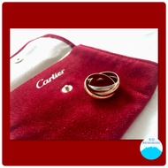 🔻Cartier Trinity Ring  Size 50 卡地亞 戒子 3 Golds Ring