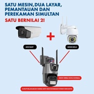 Available WikoID SCM01 IP Camera CCTV 8MP 4K Dual Lens Outdoor Wifi Camera Outdoor Waterproof Auto T