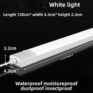 Three-Resistant LED Long Strip Lamp Tube Purification Fluorescent Lighting 60W Ceiling Mounted 40W W
