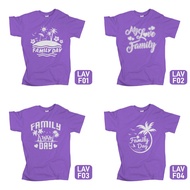Baju Jersey Family Day - Lavender