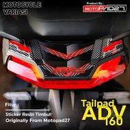 ADV 160 Motorcycle Tailpad Sticker ADV 160 Tailpad Sticker ADV 160 Top Cover Rear Light ADV 160 Resi