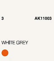 BLACK GREY WHITE AK11001 - AK11029 AK 3G miniature paints 3rd Generation Non-toxic [New in Bottle][A