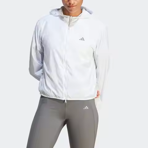 Adidas genuine RUN IT JACKET Women's Sports Hooded Jacket HR9912