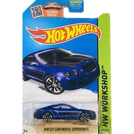 Hot Wheels - Bentley Continental Supersports blue