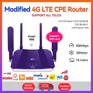 【CIMCOM】Modified R8B 4G LTE Wifi Router 300Mbps Modem Router Pluggable Router Sim Card Modem WiFi 4 Antenna