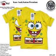 KATUN 89 T-Shirts Fashion Style Spongebob Baby & Kids T-Shirts 6 Months to 10 Years Cotton 30s
