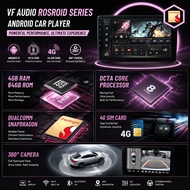 VF Audio Rosroid Series Snapdragon Android Player QLED 4+64GB Android 13 Octa Core DSP 4G GPS Univer