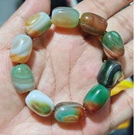 Green Botswana Agate stone Bracelet