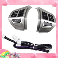 dgkCar Steering Wheel Audio Control Switch for    ASX 2007 2008 2009 2010 2011 Parts Chrome