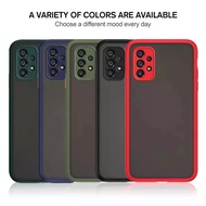 Case Samsung A13 4G Phone galaxy A13 Shockproof Matte Color Button