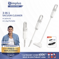 Simplus Vacuum Cleaner 3 in 1  Handheld Ultra Light 15000pa Strong Suction