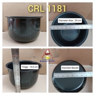 [PROMO] Panci Rice Cooker Turbo CRL 1181 Original 18L / Teflon Teplon Panci Daleman Dalaman Rice Coo