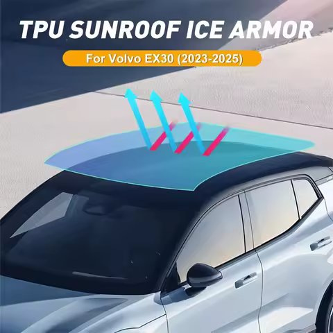 For Volvo EX30 2023 2024 2025 Sunroof Window Protection Film Heat Insulation Awning TPU Ice Armor Pr