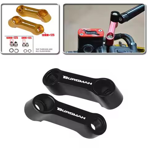 For Burgman AN125 AN200 AN400 AN650 Bandit 400 600 650 1200 1250 1250S Bandit650 Rearview Mirror Ext