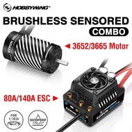 HobbyWing Brushless Motor and ESC 80A 140A MAX10 G2 ESC 3652 3665 G3 Waterproof RC Motor For 1/10 Sc