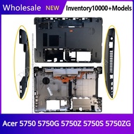 New For Acer 5750 5750G 5750Z 5750S 5750ZG Laptop LCD back cover Front Bezel Hinges Palmre