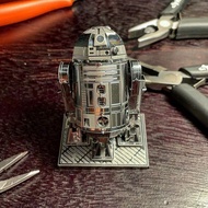 3D Metal Model Robot R2D2 From Starwars Movie Series [Unassembled]