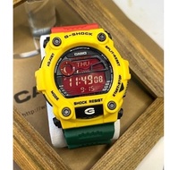 G Shock Rasta Mat Moto G7900 Tide Graph Autolight Jam Tangan G shock G7900 G shock Mat Moto men watch g shock Kuning