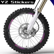 Mot/orcycle Wheel Sticker Decal Reflective Rim Stripe Tape Hub Accessories For YZ 125 125X 250 250X 