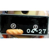 NUMBER PLATE MOUNTING BOLT (2 BOLTS) PYRAMID MODEL ALL HONDA YAMAHA MATICK PCX VARIO MIO FINO BEAT d