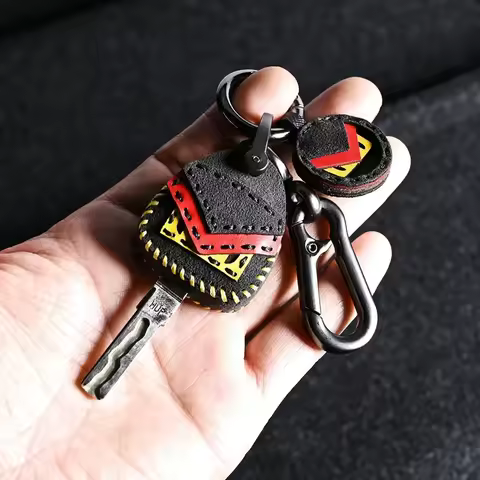 for Ferrari 458 California F430 488 F12 Alcantara Fur Key Case