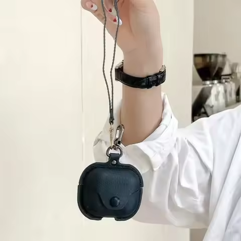 Ins Solid Color Earphone Protective Case for Huawei 4 4i 5 5i 6i Pro 2 3 4 SE2 Free Clip Soft Shockp