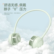 Foldable Portable Neck Hanging Rechargeable Fan360Pocket Fan Silent Outdoor Mini PY0P