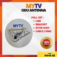 【ReadyStock】Original Piring Full Set MyTv ODU Dish Antenna Set Antenna Piring Untuk MyTv Combo TV An