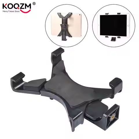 Tablet Stand, Adjustable Tablet Tripod Mount Adapter, Tablet Clamp Holder For iPad Air Mini Pro For 