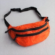 日本 Fieldcore 熒光橙色 CORDURA 防潑水牛津布 可摺疊 斜咩 腰包