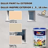 ICI DULUX INSPIRE EXTERIOR PAINT COLLECTION 18 Liter Indian Corn / Ivory Sampler / Dapper Tan