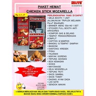 PAKET HEMAT FRANCHISE MAKANAN CHICKEN STICK KEJU MOZZARELLA MOZARELLA