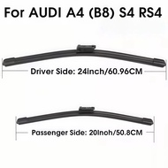 2pcs For Audi Car Windscreen wipers S4 RS4 Avant A5 Q5 8R FY A4 B8 B9 2009-2023 For Macan For VOLVO 