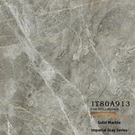 Keluojing | Grey Through-Body Marble Look Wear-Resistant Tiles 800*800mm
