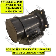 MASS AIRFLOW SENSOR FOR NISSAN300 ZX /Z32 300zx Z32 AFM MAF AirFlow Meter 22680-30P00 22680 30P00 09