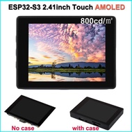 Waveshare ESP32-S3 2.41 inch AMOLED Display Development Board 600×450 Touchscreen ESP32 Display for 