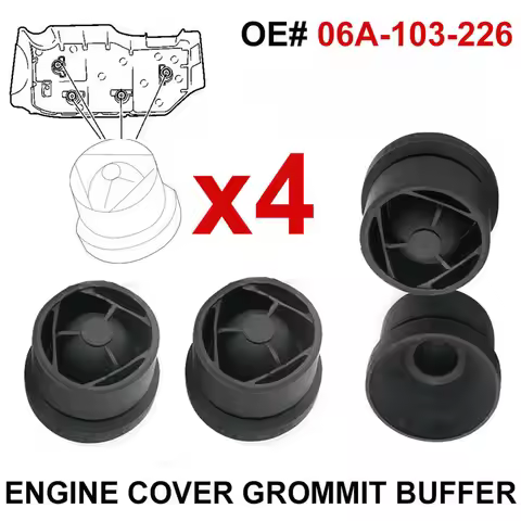 4Pcs Engine Cover Grommet Rubber Buffer Bumper Mounting Stop Jounce Bush For Nissan Qashqai J11 VW S