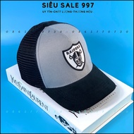 Raiders BOY CAP WITH SUEDE Mesh WITH HIGH QUALITY EMBROIDERED PIRATE HEAD