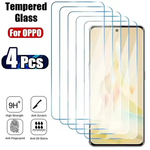 4Pcs Tempered Glass For OPPO Realme Q5 Q5i Q2 Q2i Q3i Q3S Q3T Q3 Pro Carnival Reno 10X Zoom A Z 2 2Z