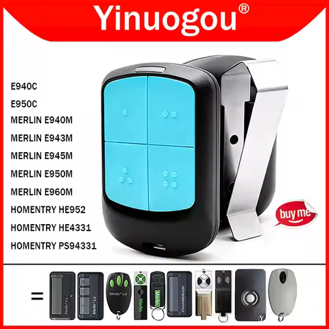E950C E940C HOMENTRY PS94331 HE4331 HE952 MERLIN E960M E950M E945M E943M E940M Garage Remote Control