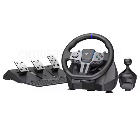 PXN V9 Gen2 Racing Steering Driving Wheel 270/ 900 Vibration Gaming Steering Wheel for PS4,PC,PS3,Xb