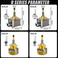360 D2S D4S 1:1 Led Headlights HID D1S D3S D1R D3R Xenon LED Bulbs Retrofit Kit 1300W D2R D4R Car La