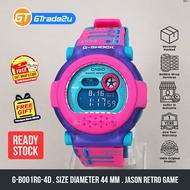 Original G  Shock G-B001RG-4D GB001RG-4D Digital Jason Retro Game Watch Pink Resin Band [READY STOCK]
