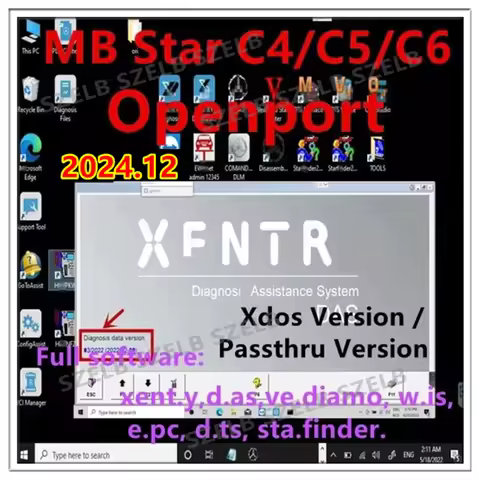 Newest 2024.12 Xentry Remote Install and Activate xentry DT.S WI.S EP.C for Auto Diagnostic Tool MB 